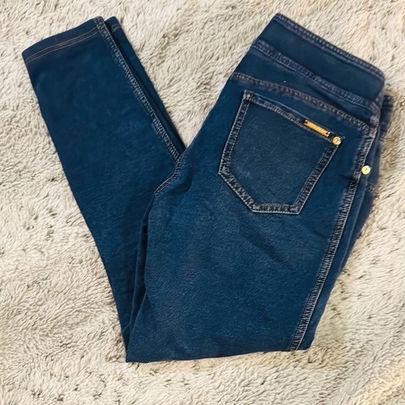 Dark Blue Women's Jeggings-pull on Petite - Picture 1 of 1